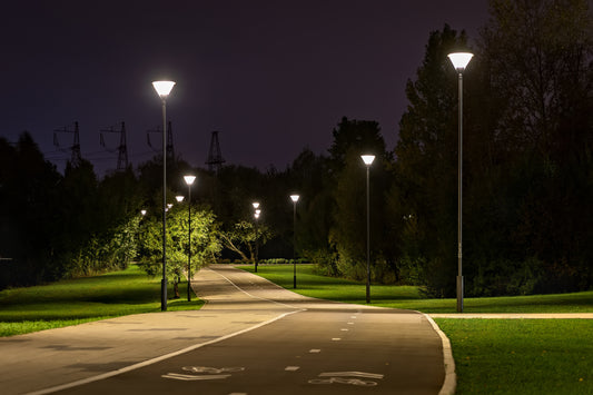PT1000 | Illuminating bike path in municipal park