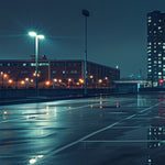 Lumux PL2014 Area Lighting in a Parking Lot